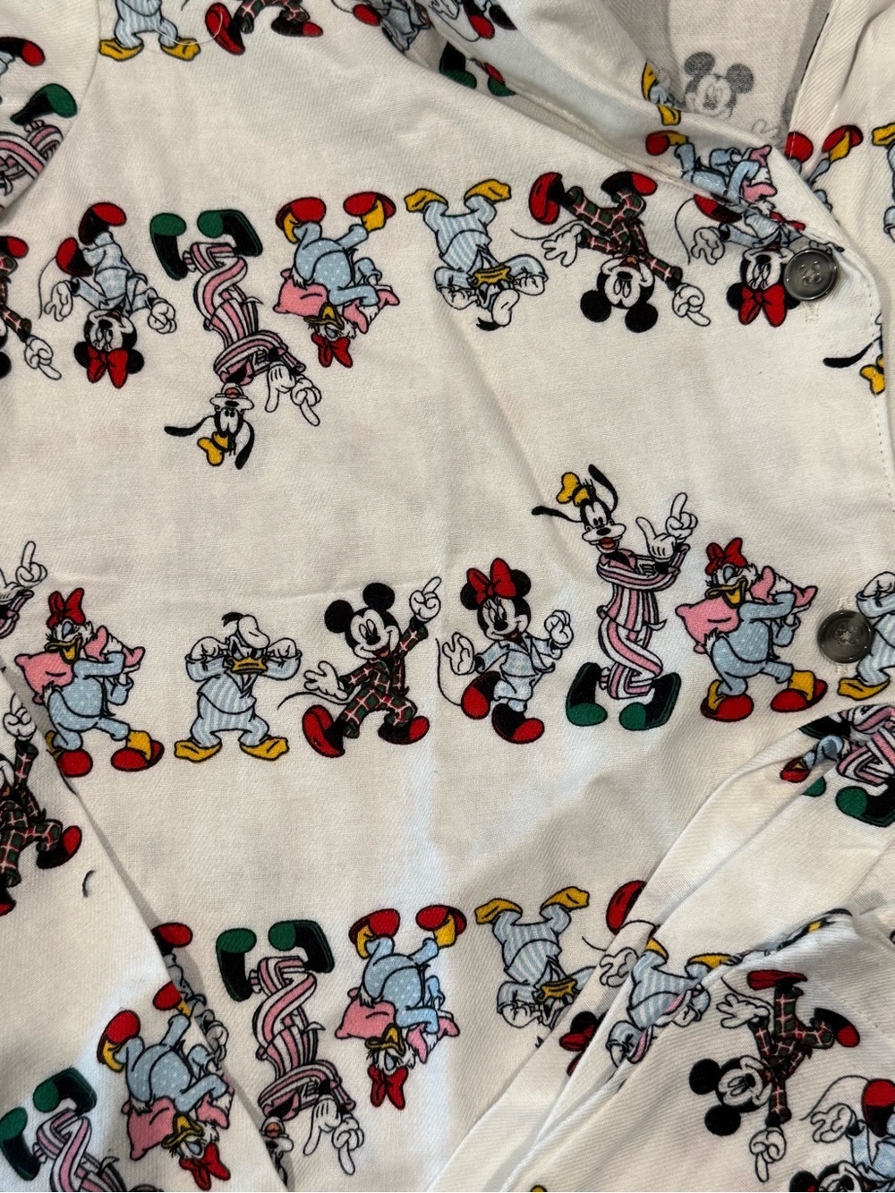 NWT Old Navy x Disney Mickey Mouse & Friends Flannel Pajama Set for Women - Picture 5 of 6